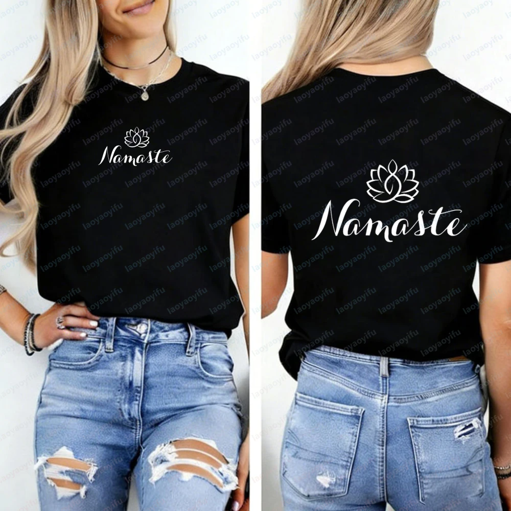 Pilates Yoga Gifts - Camiseta Namaste con diseño de Yoga