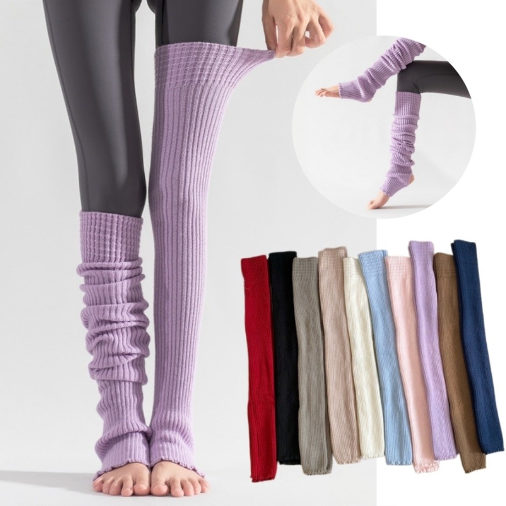 Pilates Yoga Footwear - Calentadores de Piernas hasta la Rodilla