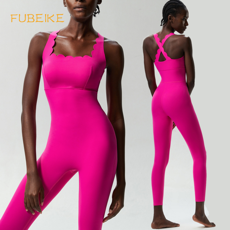 Pilates Yoga Jacket - FUBEIKE onda pequeña belleza espalda Yoga
