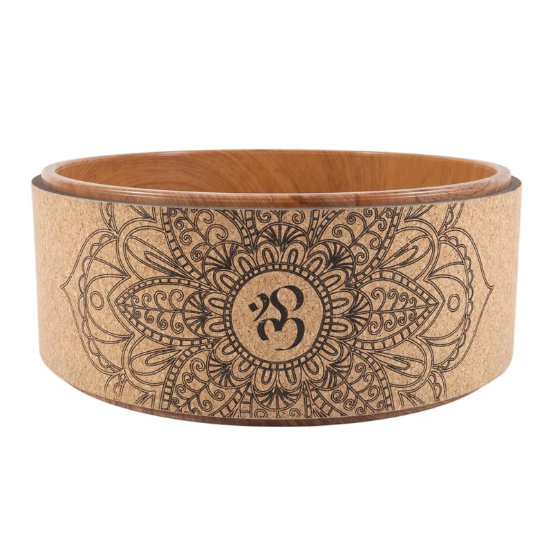 Yoga Wheel Dharma - Rueda de Yoga A65G-Cork para Posturas