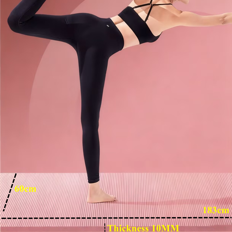 Pilates Yoga Mat Workout - Entrenamiento 183x60cm Estera de yoga de