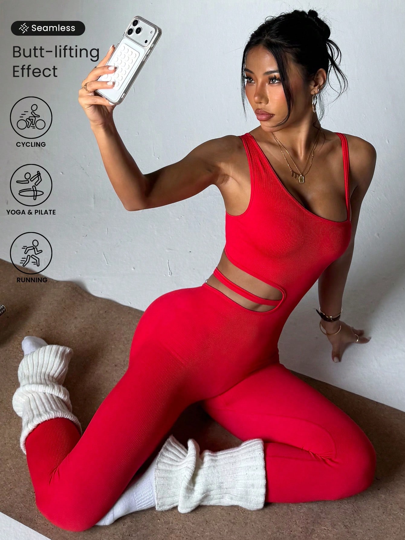 Pilates Yoga Leggings - Hermoso diseño de espalda, leggings de