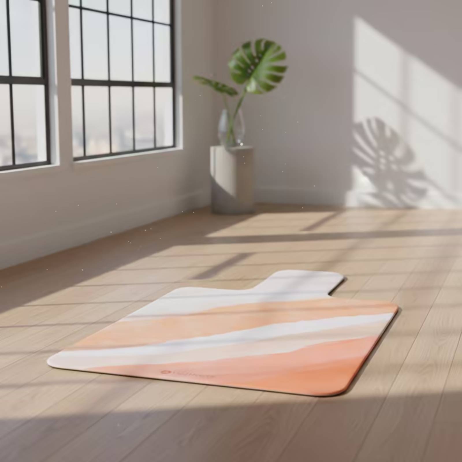 Pilates & Yoga With Harna - Tapete de Ejercicio de Gamuza para