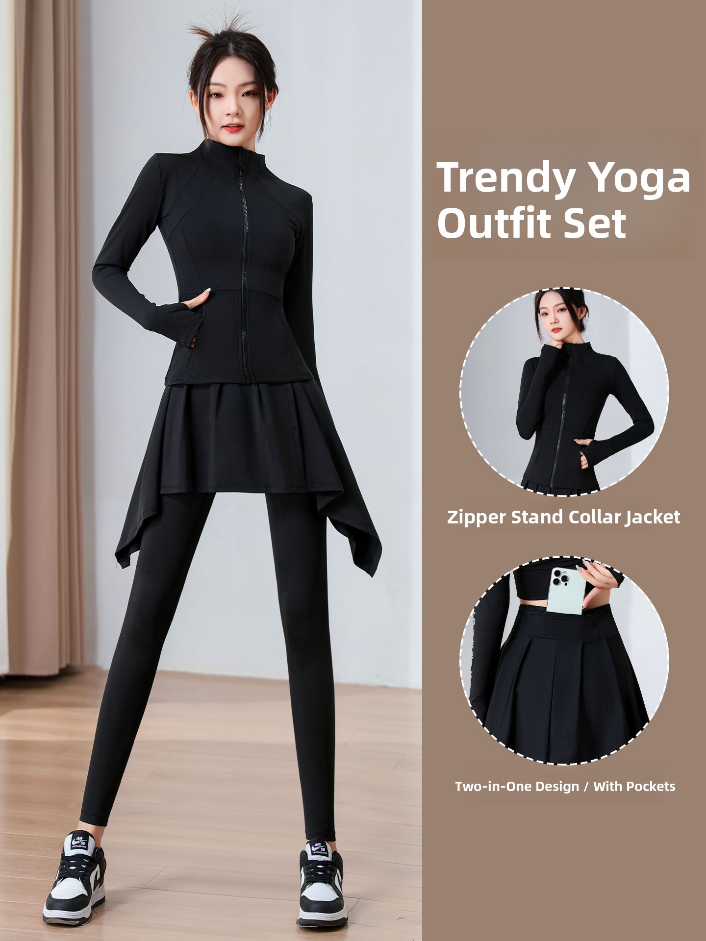 Pilates Yoga Morning - Conjunto Deportivo para Mujer 2026, Nuevo