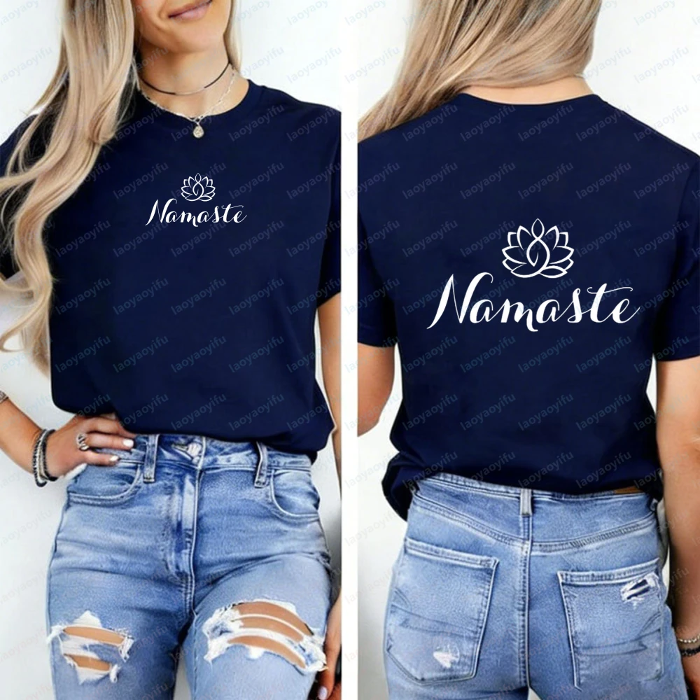 Camiseta Namaste con diseño de - Pilates Yoga Gifts reseña y precio