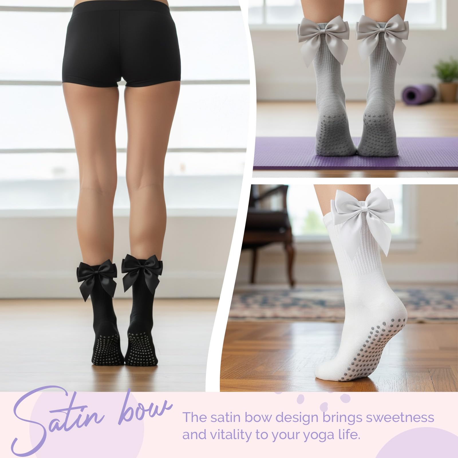 3 pares de calcetines antidesl - Pilates Yoga Gifts reseña y precio