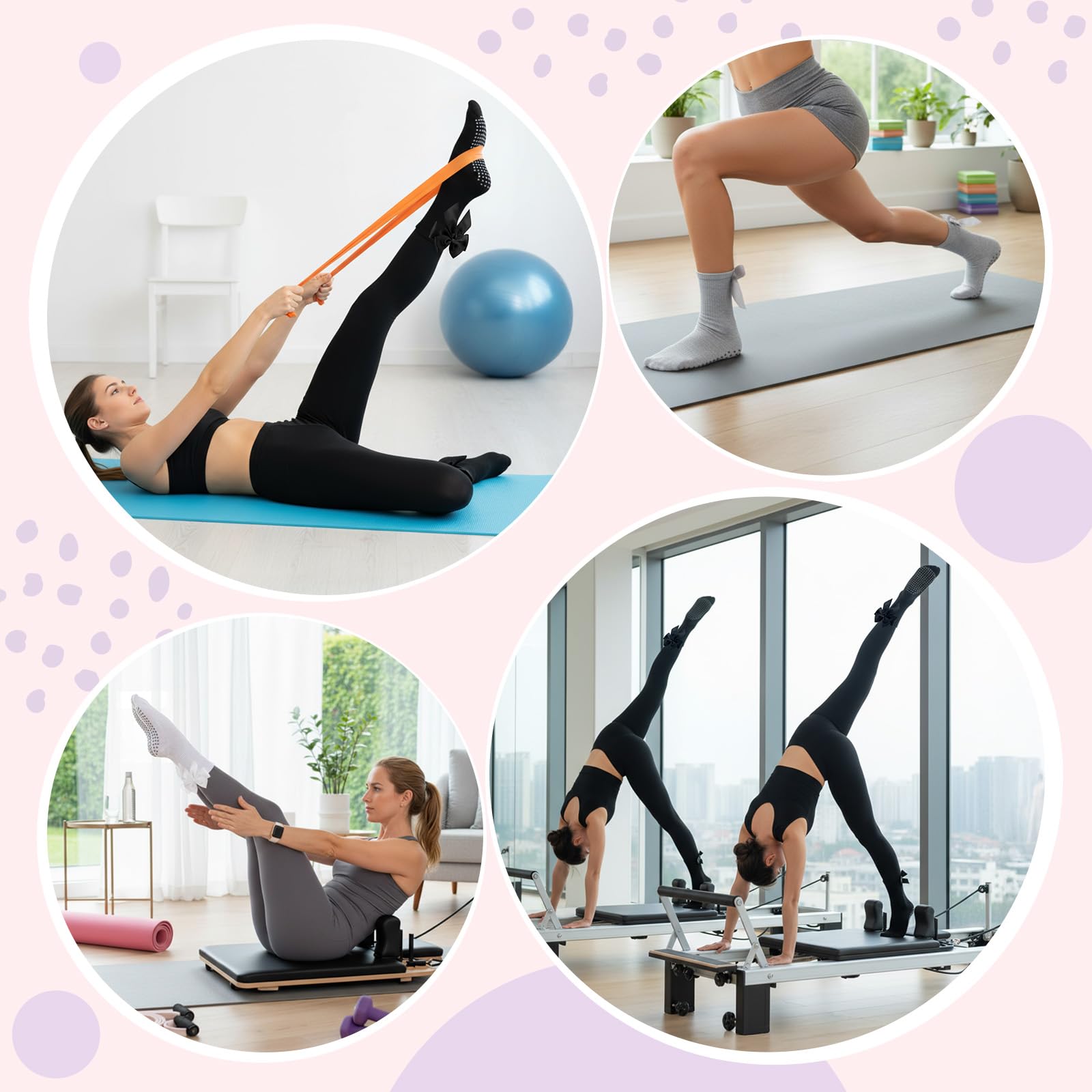 3 pares de calcetines antidesl - Pilates Yoga Gifts reseña y precio