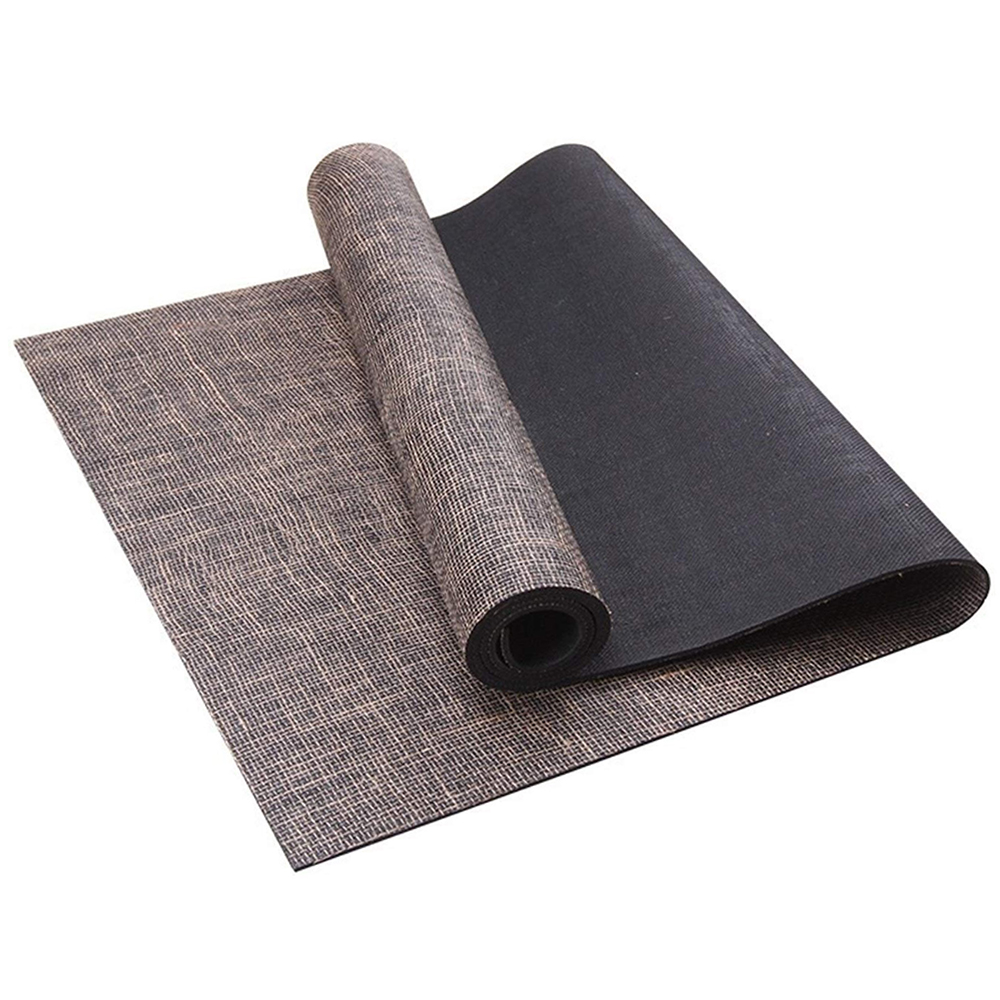 Tapete de Yoga de Yute y Cauch - Pilates Yoga Machine reseña y precio