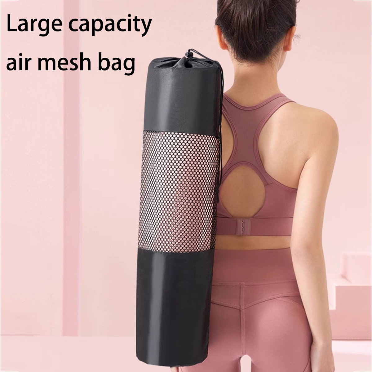 1 bolsa de malla transpirable  - Fitness Yoga Pilates reseña y precio
