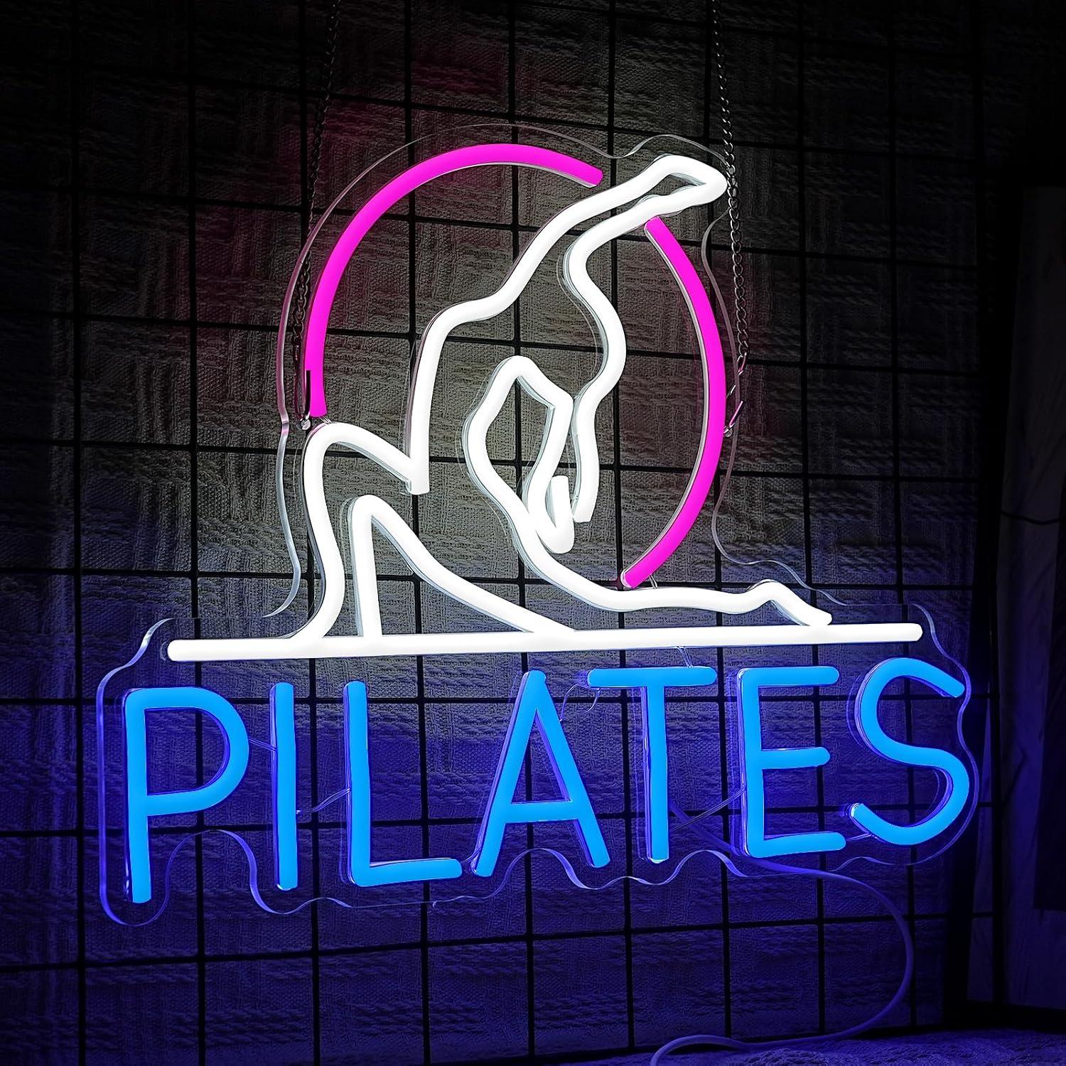 Letrero de Neón de Yoga y Pila - Pilates Yoga Gifts reseña y precio
