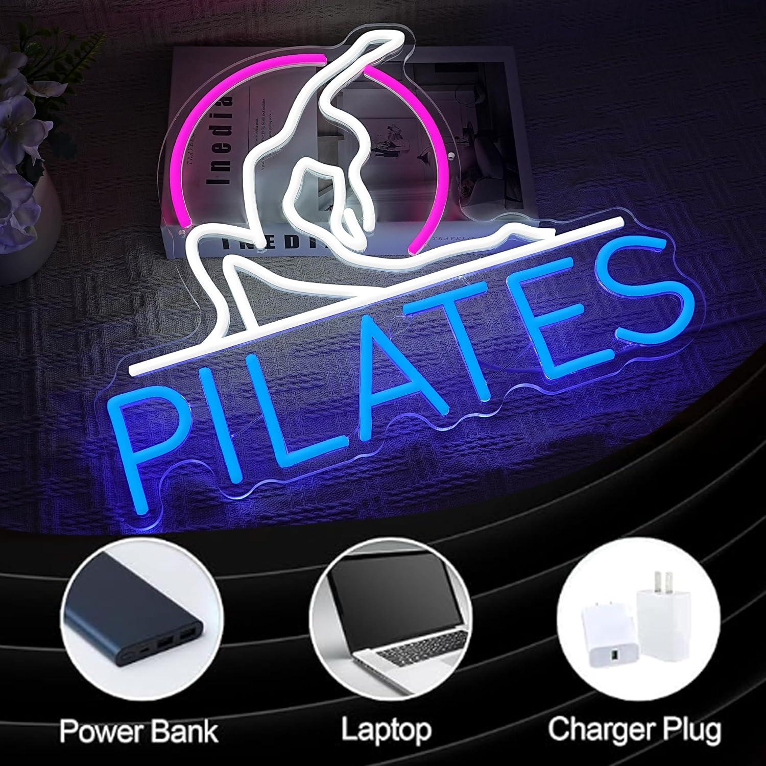 Letrero de Neón de Yoga y Pila - Pilates Yoga Gifts reseña y precio