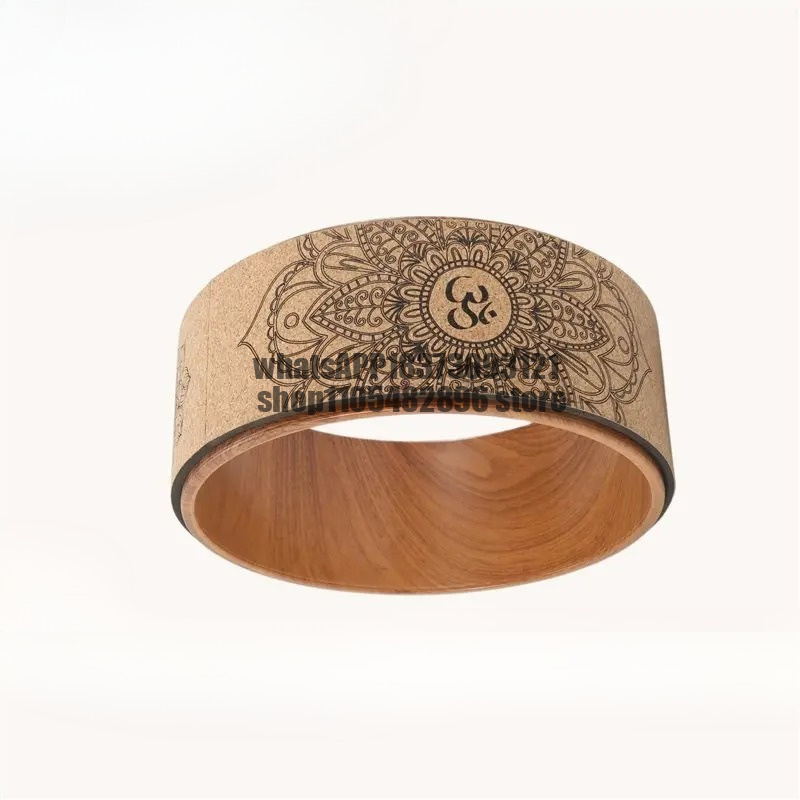 Rueda de yoga de corcho económ - Yoga Wheel Dharma reseña y precio