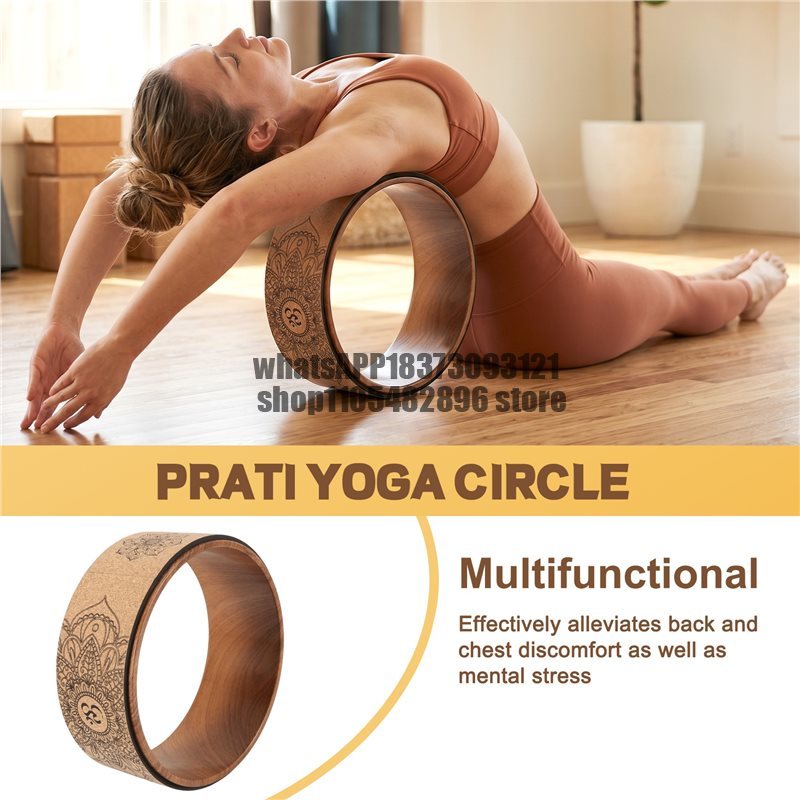Rueda de yoga de corcho económ - Yoga Wheel Dharma reseña y precio
