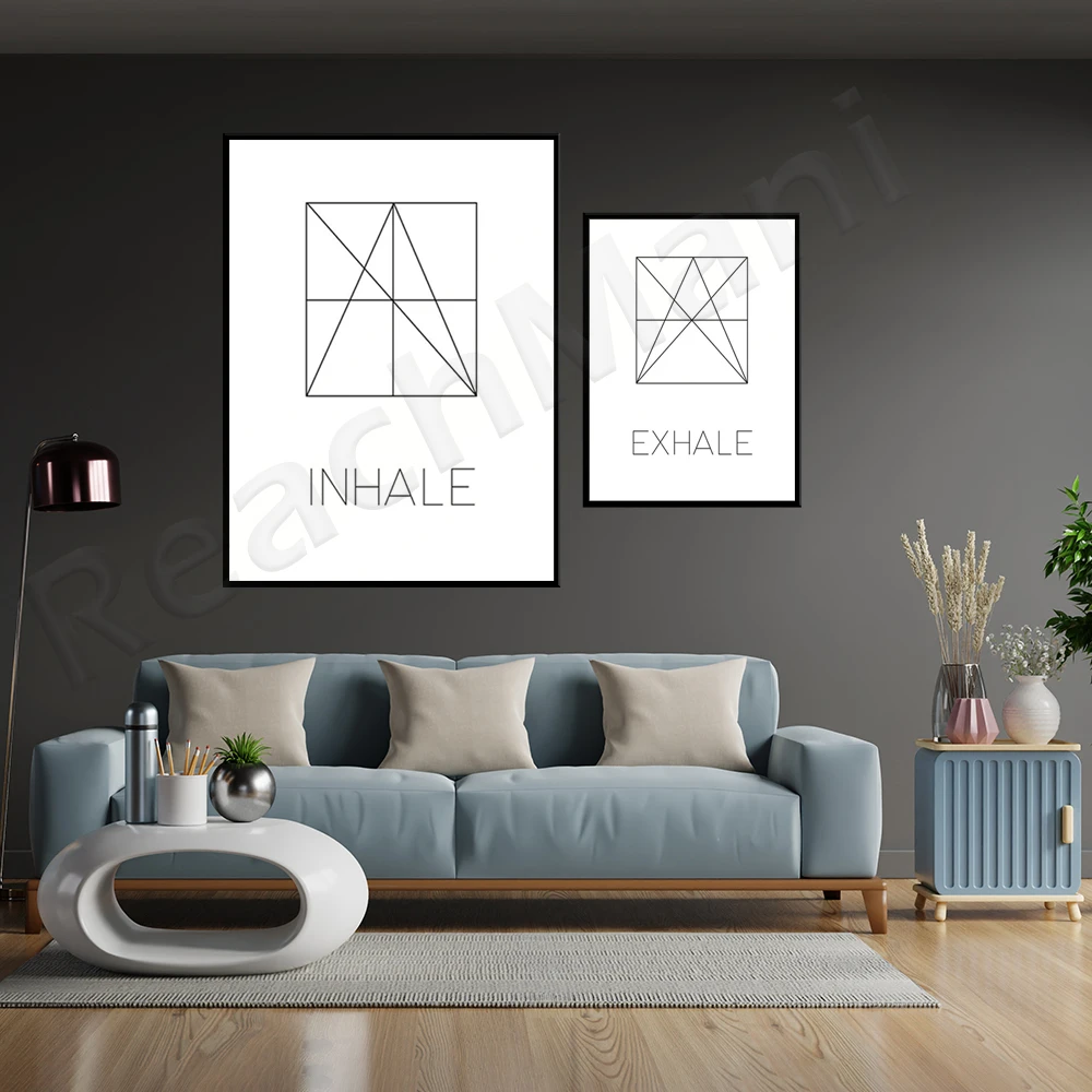 Impresión Breathe Breathe, art - Pilates Yoga Gifts reseña y precio