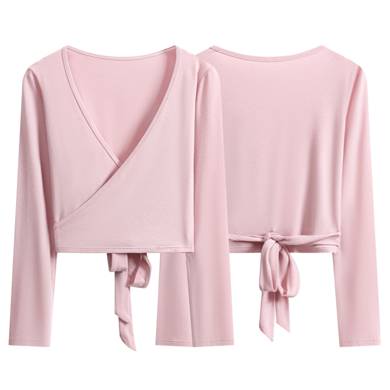 DRUR Camiseta de yoga de manga - Pilates Yoga Wrap Top reseña y precio